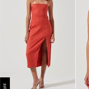 ASTR The Label Brayden Linen Dress